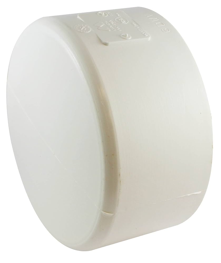 k_b___ Amazon.com: Canplas 193086 PVC DWV Cap Hub, 6-Inch, White